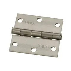 YALE - Bisagra 3,5 x 3,5 Acero Inoxidable