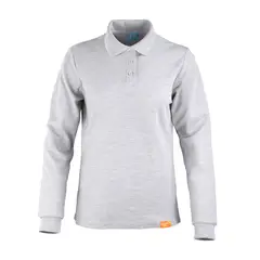 T-WORLD - Polera Polo 80% Algodón Manga Larga Mujer