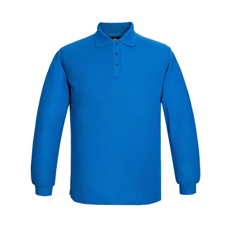 T-WORLD - Polera Polo 80% Algodón Manga Larga Mujer