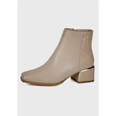 DEGAS - Botín Cuero Celín Blanco arena