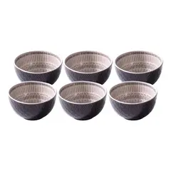 GENERICO - Tazón De Arroz Pocillo Bowl Japonés Cerámica 115x62mm X6