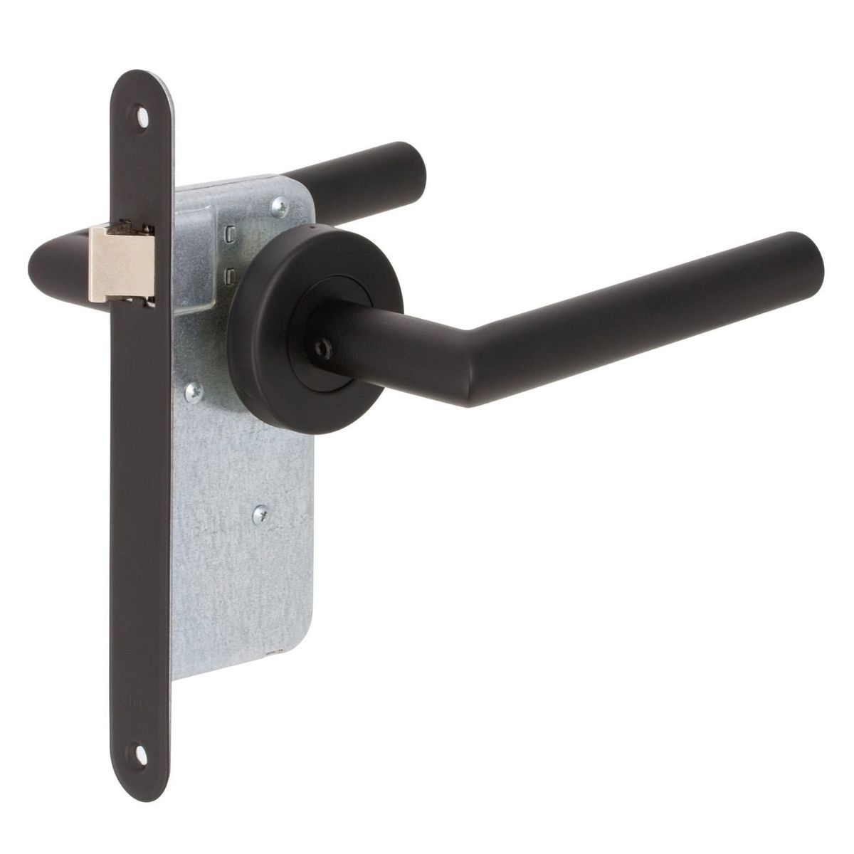 POLI - Cerradura Embutida Toscana Black B40 Poli Libre Paso