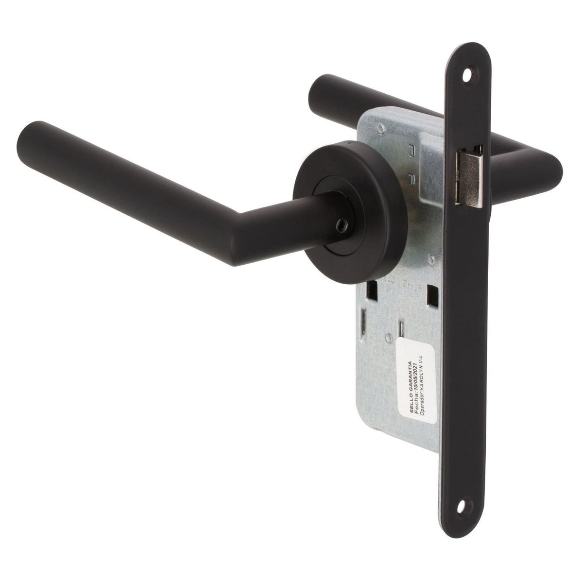 POLI - Cerradura Embutida Toscana Black B40 Poli Libre Paso