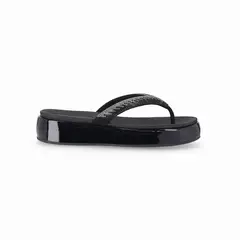 PICCADILLY - Sandalia Mujer Strass Sol Negro