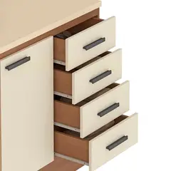 VEKKAHOME - MUEBLE BASE MIA 120 CM BEIGE