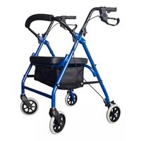 Andador Ortopedia Burrito Con Asiento Y Bolso 4 Ruedas 3004B-1