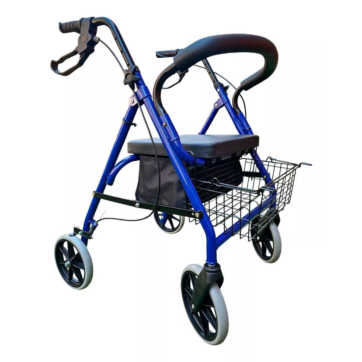 ONEDER - Andador Burrito Ortopedico 4 Ruedas Con Bolso Y Canasto 3004B