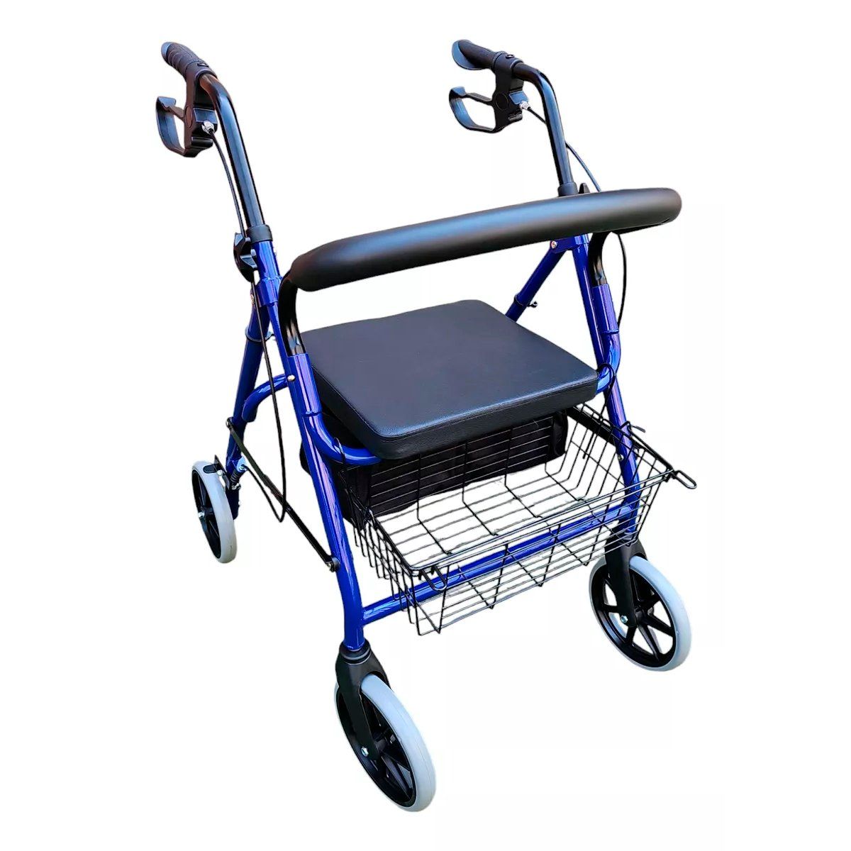 ONEDER - Andador Burrito Ortopedico 4 Ruedas Con Bolso Y Canasto 3004B