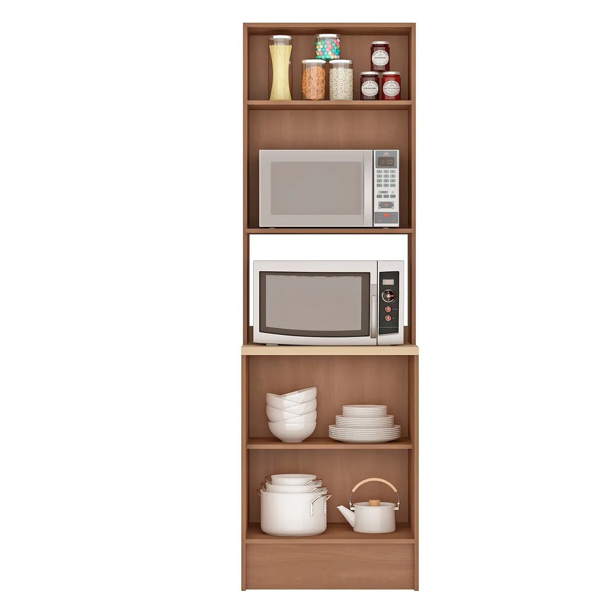 VEKKAHOME - DESPENSA MIA 4 PUERTAS BEIGE