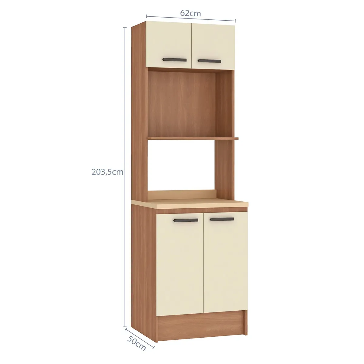 VEKKAHOME - DESPENSA MIA 4 PUERTAS BEIGE