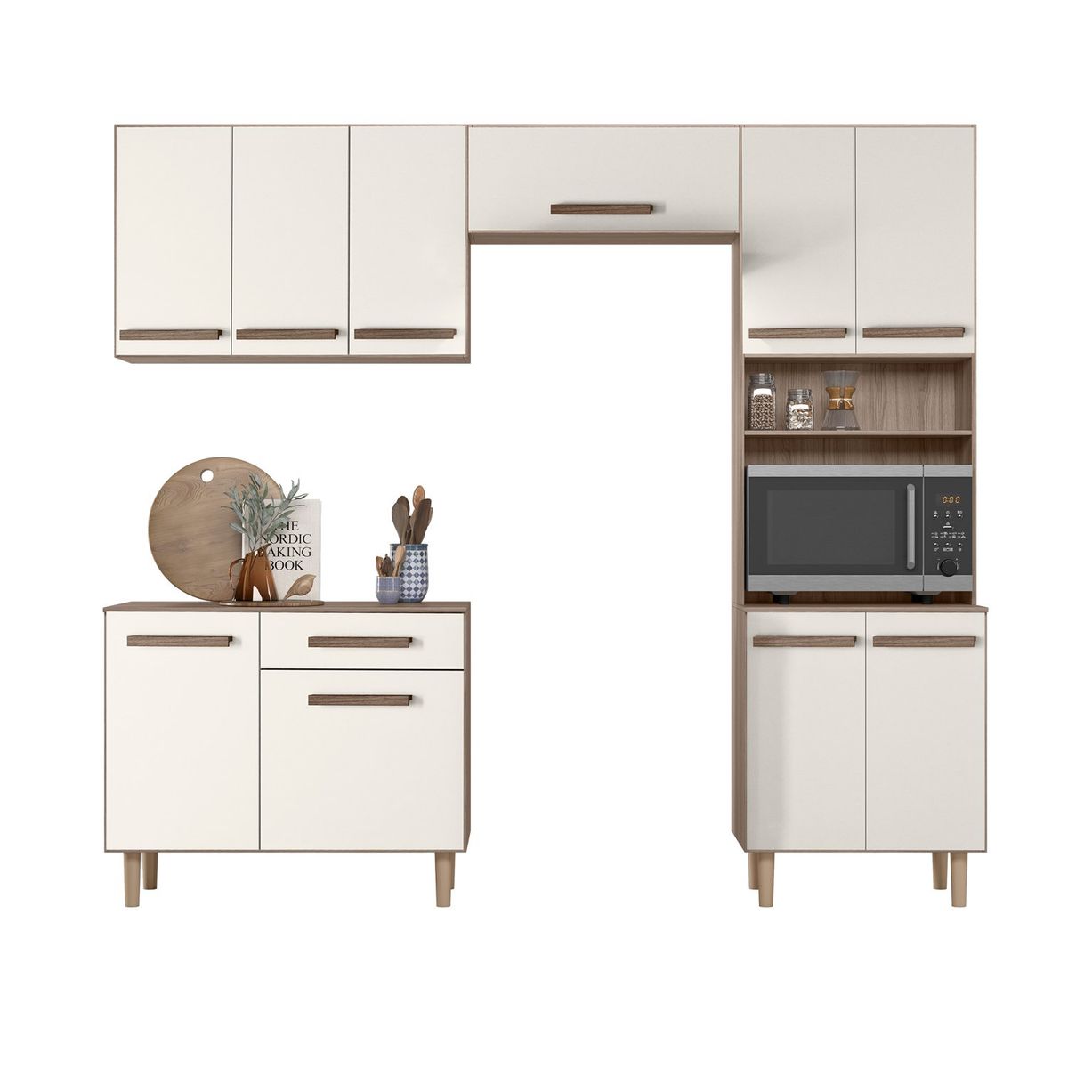 VEKKAHOME - KIT COCINA LEMON WHITE