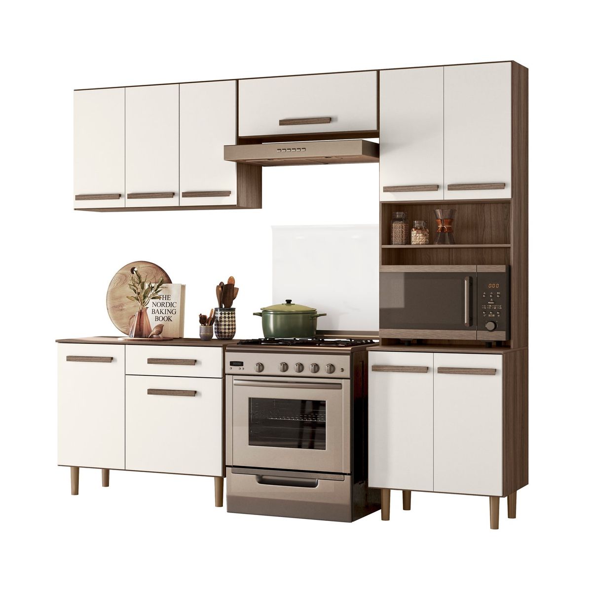 VEKKAHOME - KIT COCINA LEMON WHITE