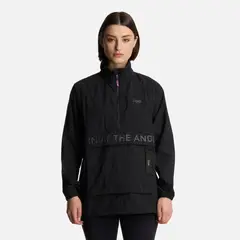 LIPPI - Chaqueta Mujer WindCity WindBreaker 1/4 Zip Jacket Negro