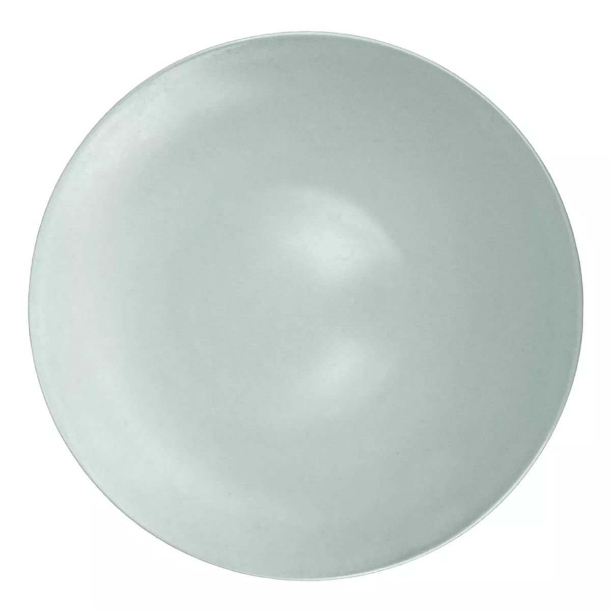 GENERICO - Plato Llano De Fondo Cerámica Liso Color Gris 28cm X4