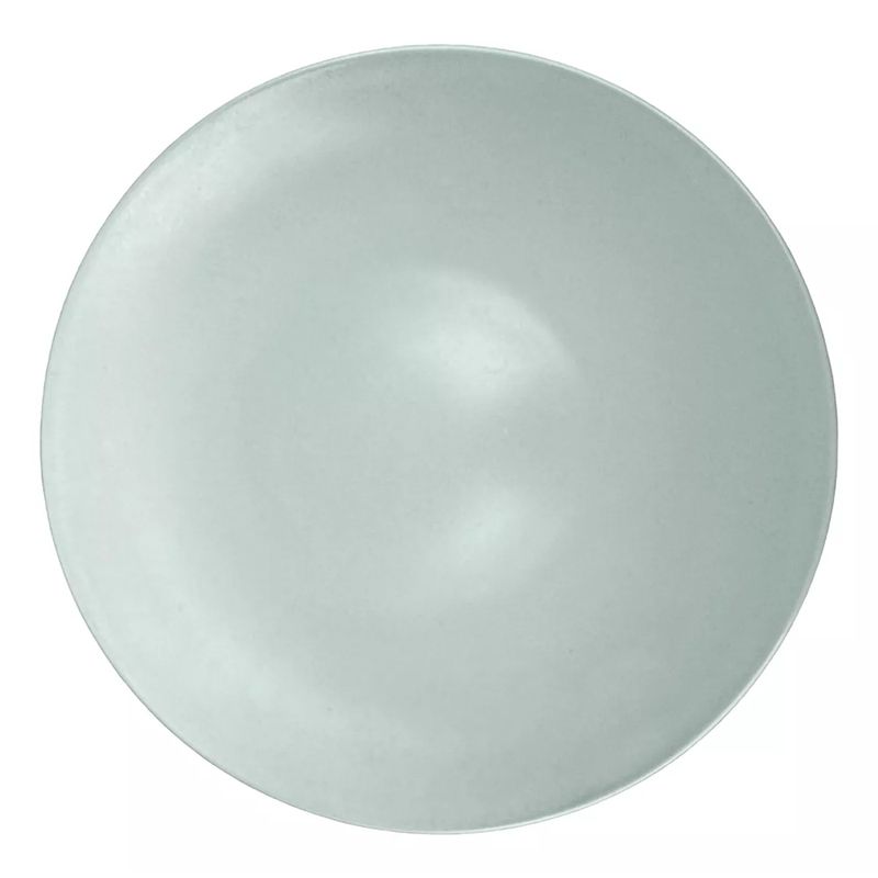 GENERICO - Plato Llano De Fondo Cerámica Liso Color Gris 28cm X4