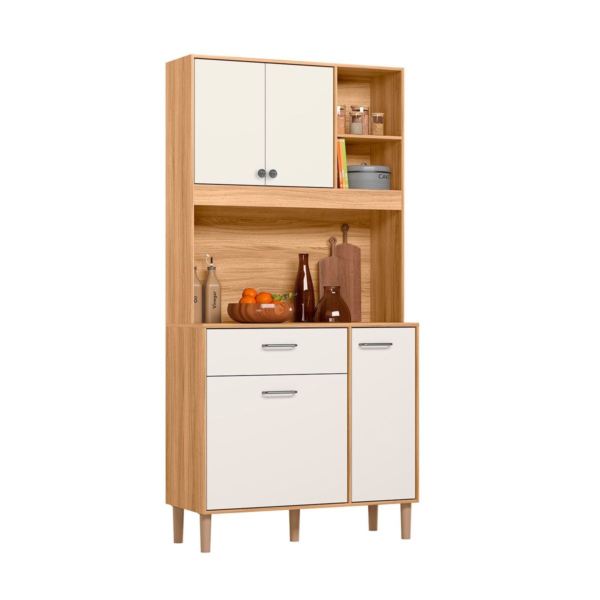 VEKKAHOME - KIT COCINA ERVA WHITE 90