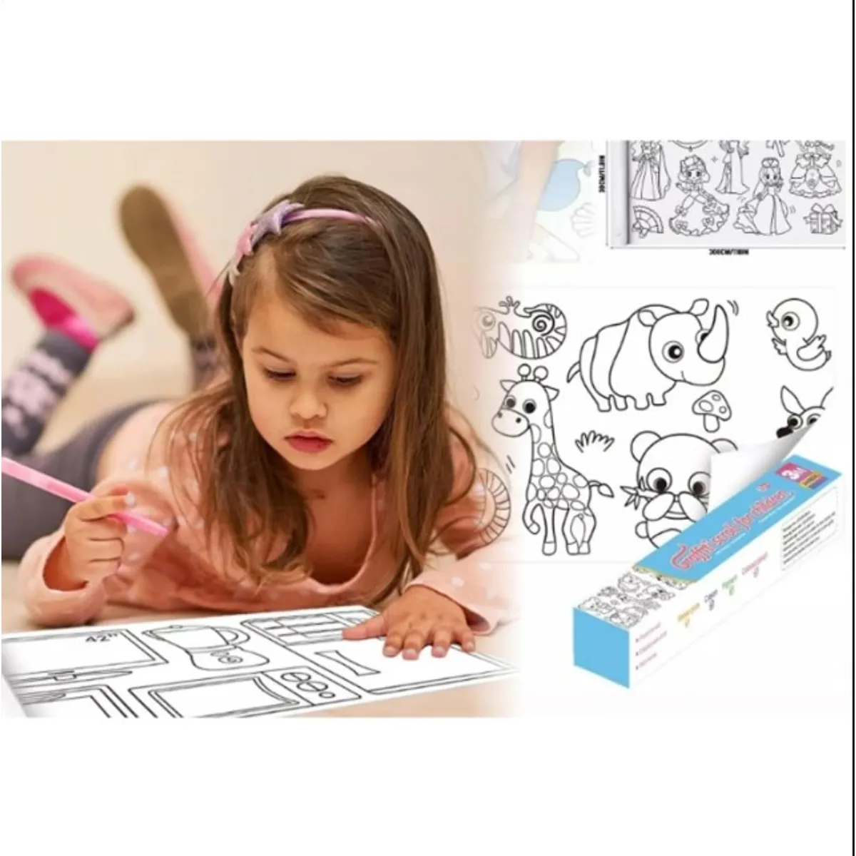 GENERICO - Rollo De Papel De 3 Metros Para Dibujar