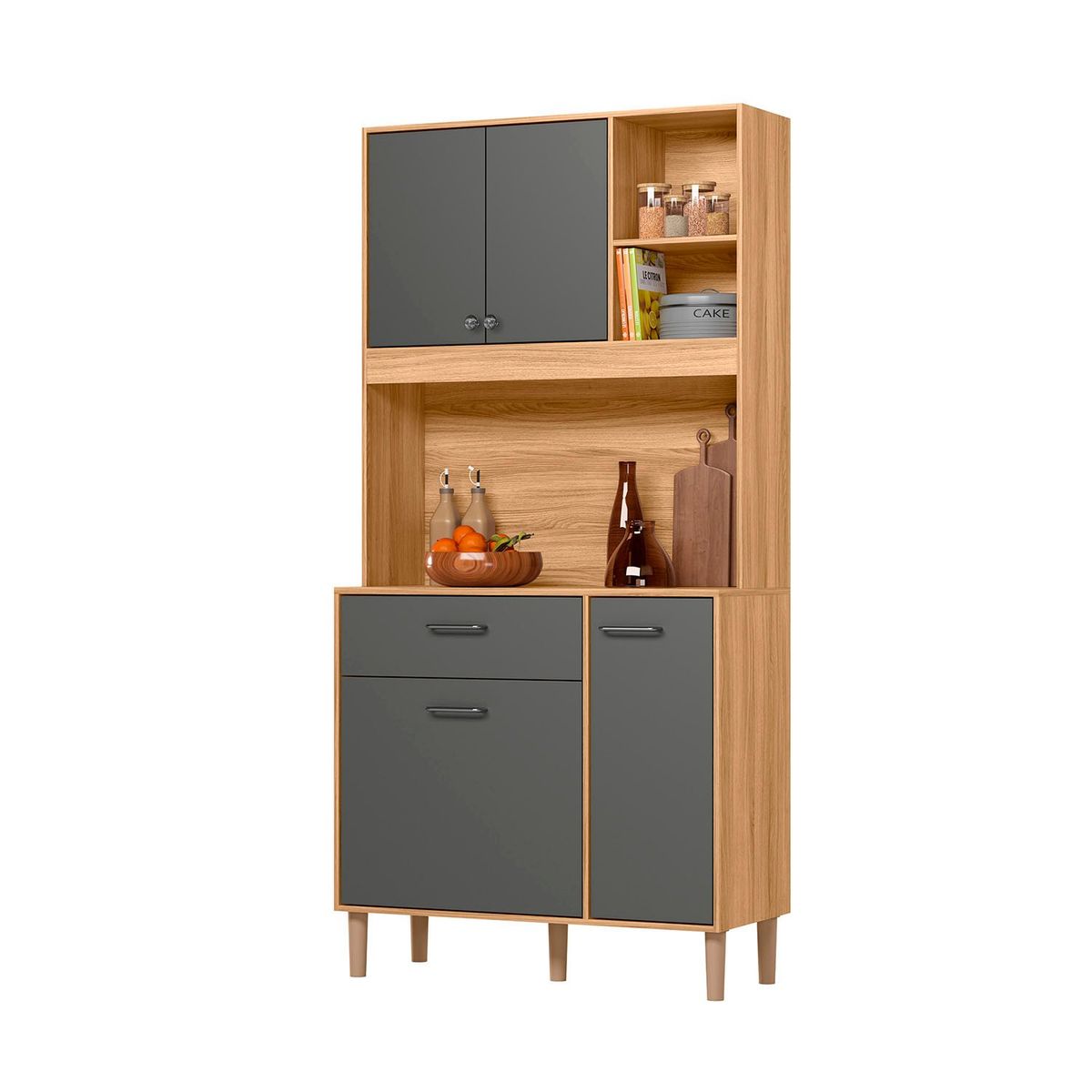VEKKAHOME - KIT COCINA ERVA GREY 90