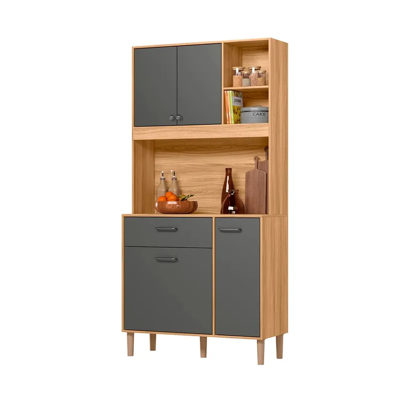 VEKKAHOME - KIT COCINA ERVA GREY 90