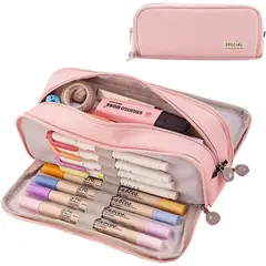 GENERICO - Estuche Para Lapices Escolar Tres Capas Gran Capacidad