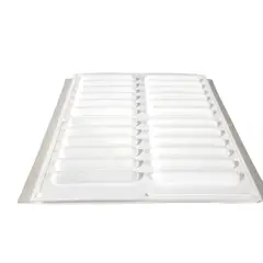 GENERICO - Pack 10 unidades Celosia rejilla pvc 30x30 CM nacional.. Calidad !!