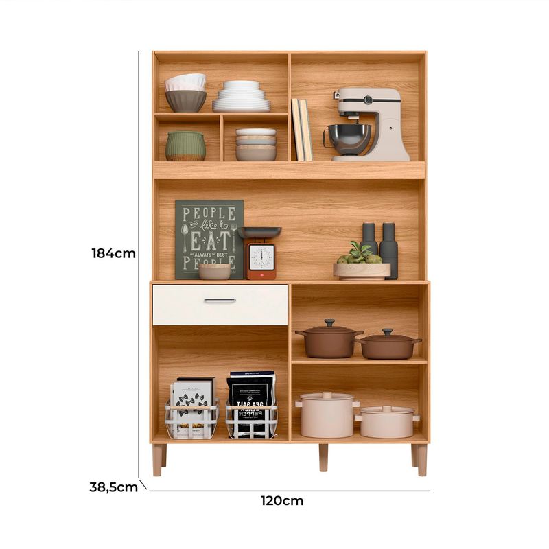 VEKKAHOME - KIT COCINA ERVA WHITE 120