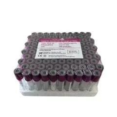 PERFECT MED - Tubo De Recolección De Sangre Al Vacío Tapa Lila (k3) 5 ML