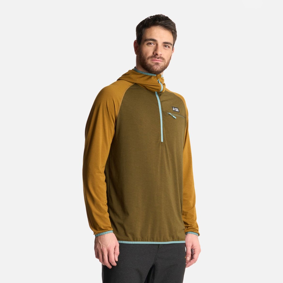 HAKA HONU - Polerón Hombre Taina Pro Verde Musgo Haka Honu