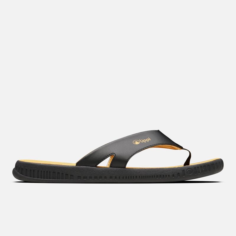 LIPPI - Sandalia Hombre Take Go Negro / Naranjo Lippi