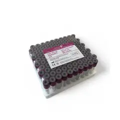 PERFECT MED - Tubo De Recolección De Sangre Al Vacío Tapa Lila (k2) 5 ML