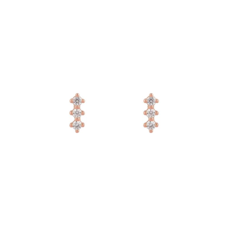 BOAZ JOYAS - AROS MILA BAÑADOS EN ORO ROSADO