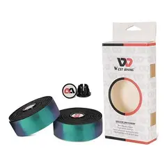 WEST BIKING - Cinta De Manillar Reflectante Verde Eléctrico Para Bicicleta