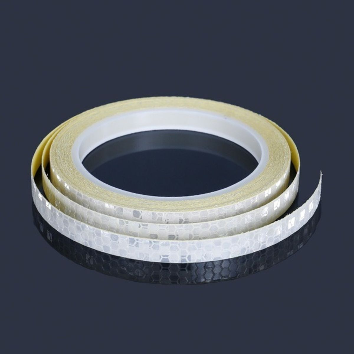 GENERICO - Cinta Adhesiva Reflectante Multiuso Bicicleta Auto Portones