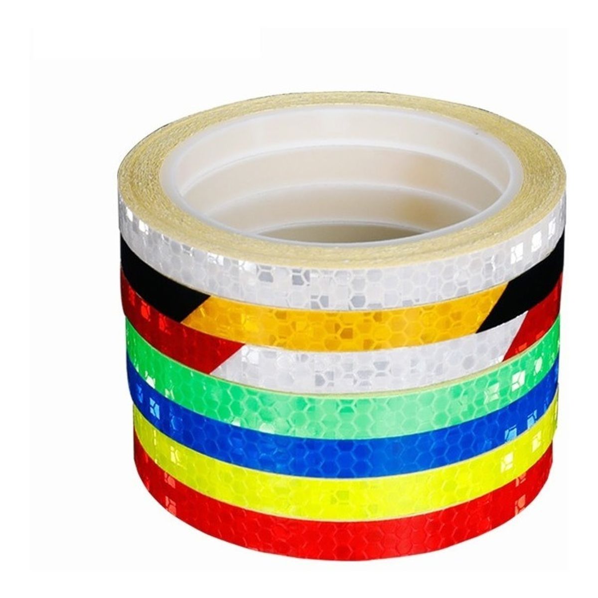 GENERICO - Cinta Adhesiva Reflectante Multiuso Bicicleta Auto Portones