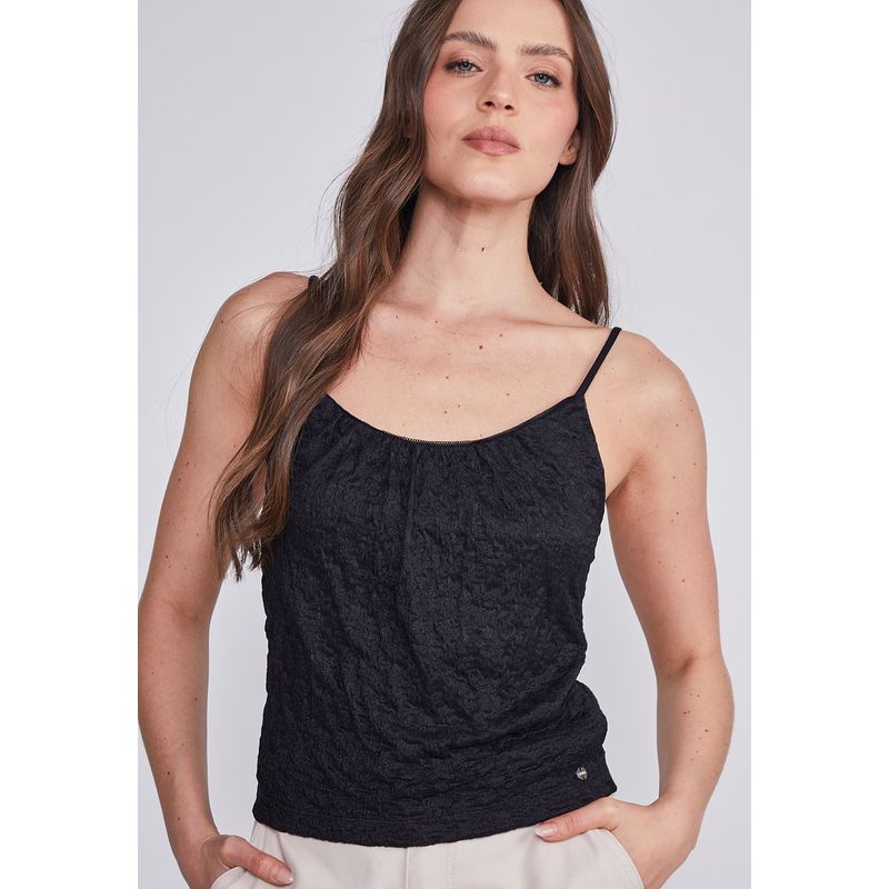 SIOUX - Peto Mujer Negro Pabilo Sioux