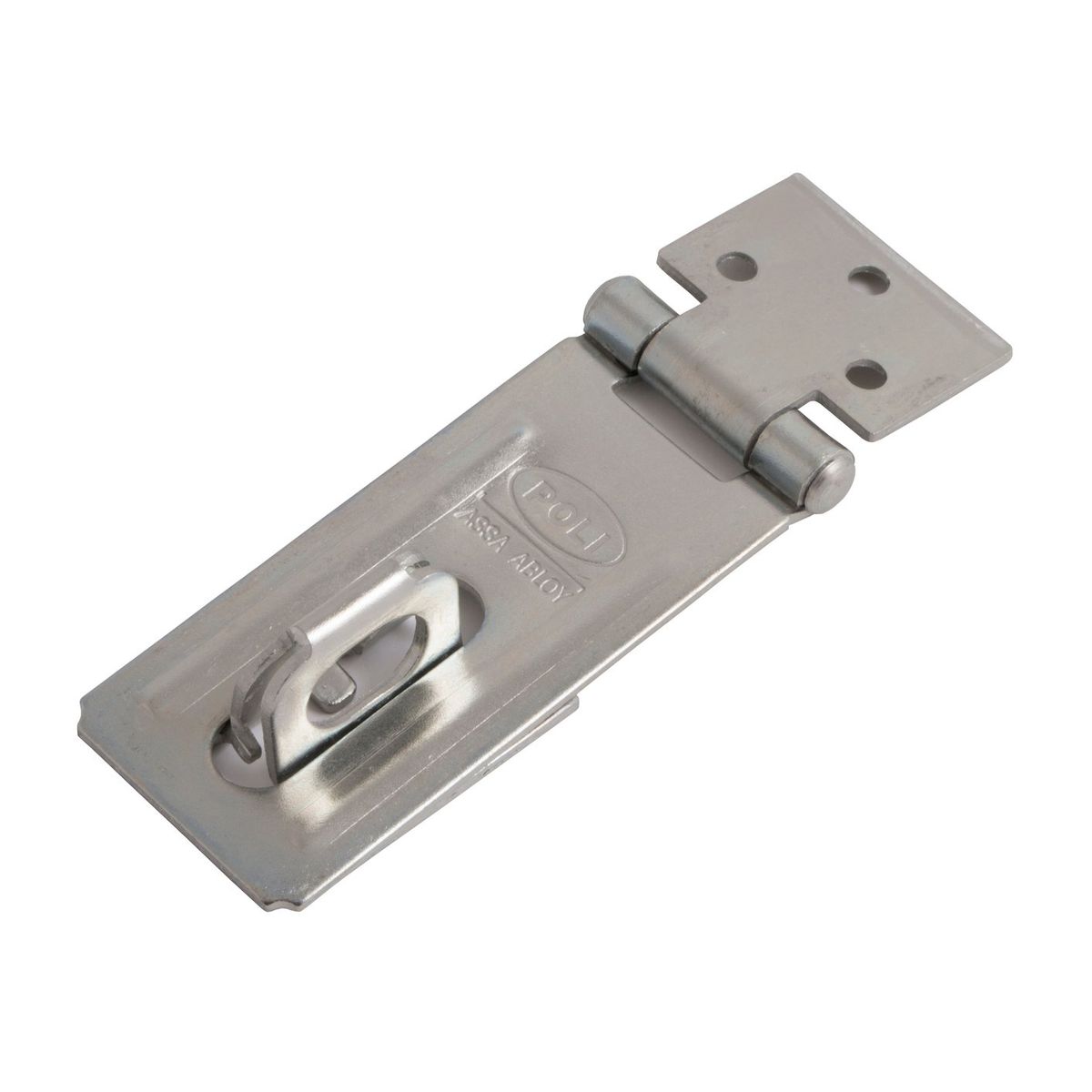 POLI - Portacandado Poli 3.5" Zincado Blanco