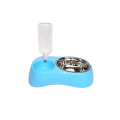 GENERICO - Dispensador Plato Bebedero Agua Comida Perros Gato