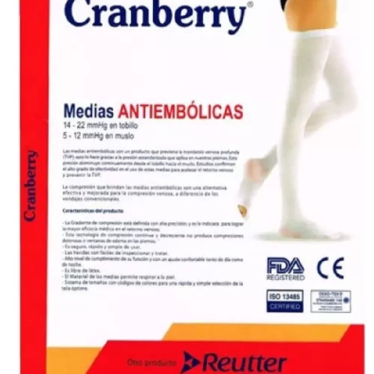 CRANBERRY - Medias Antiembolicas Cranberry Talla S Trombosis Venosa