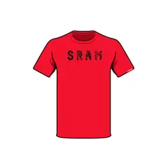 SRAM - Polera Manga Corta Slash Rojo