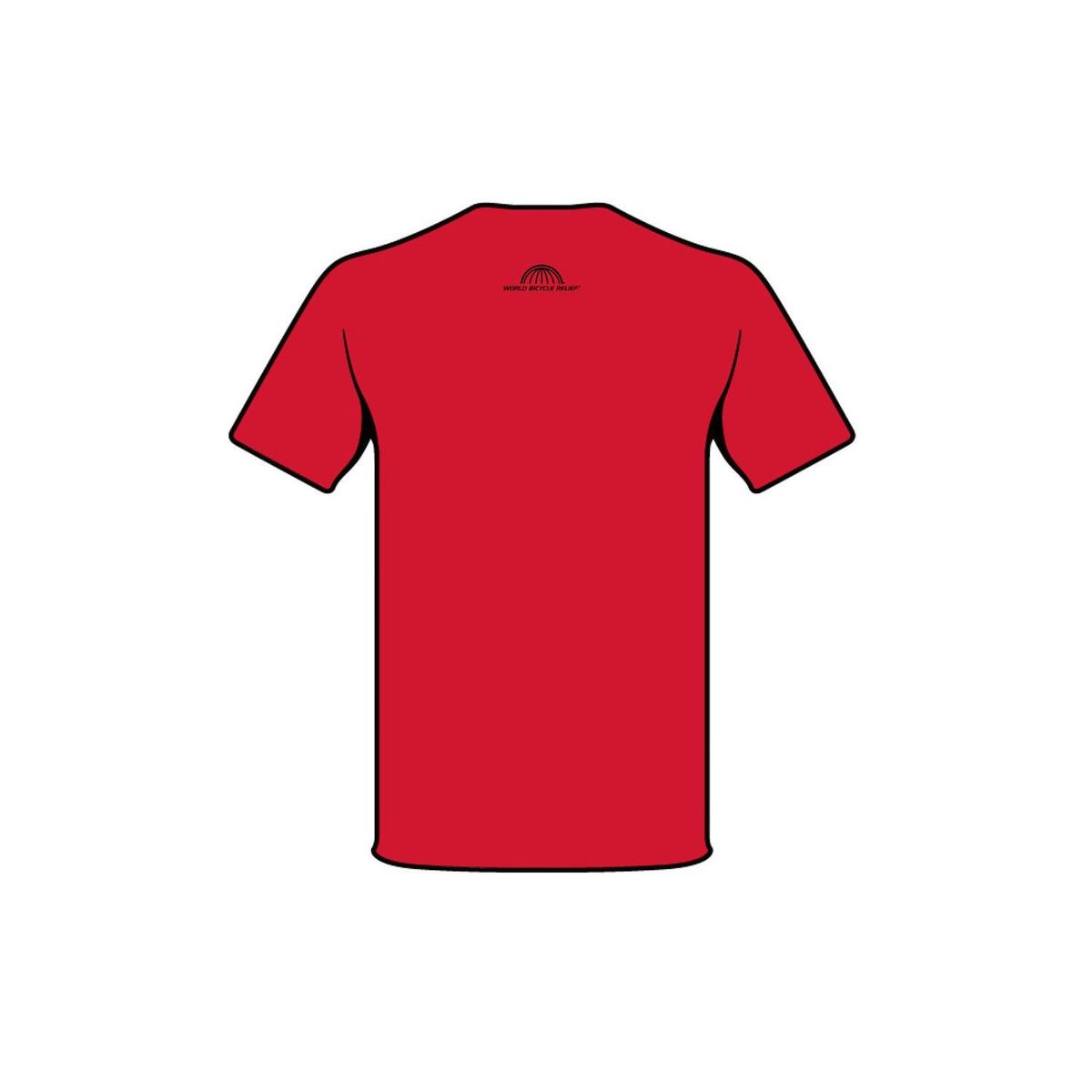 SRAM - Polera SRAM Manga Corta Slash Rojo