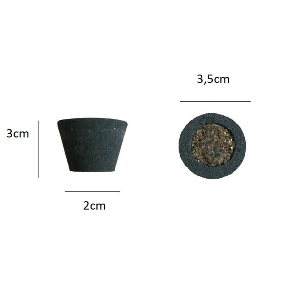 GENERICO - Resina Natural En Copa Proposito Alivio Estres  Caja 12 Unidades