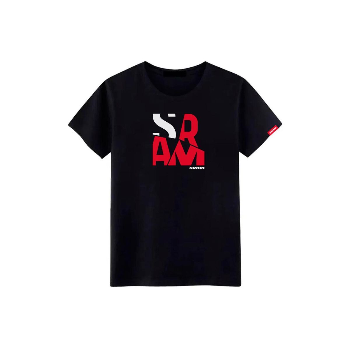 SRAM - Polera SRAM Manga Corta Fragments Negro