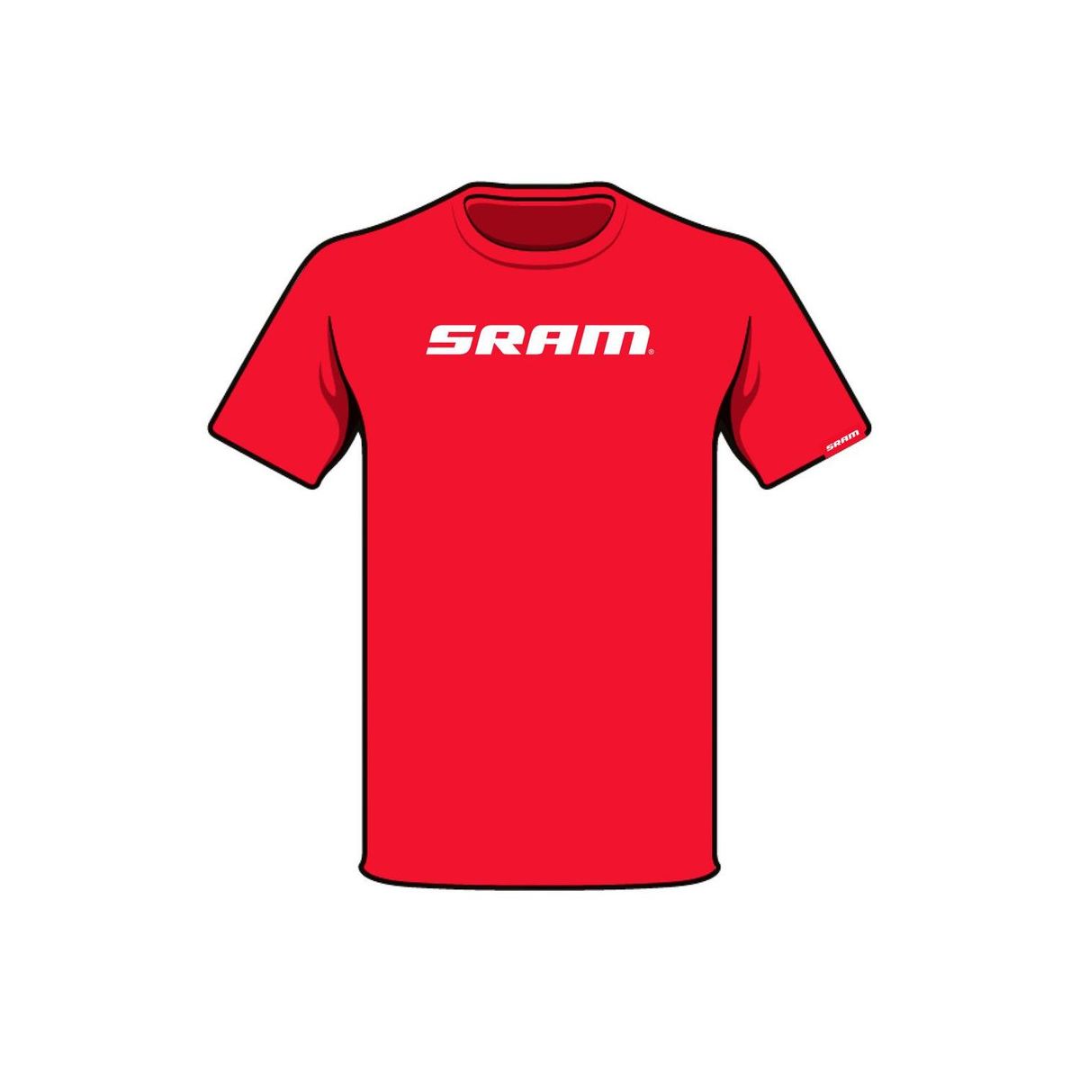 SRAM - Polera SRAM Manga Corta Classic Rojo