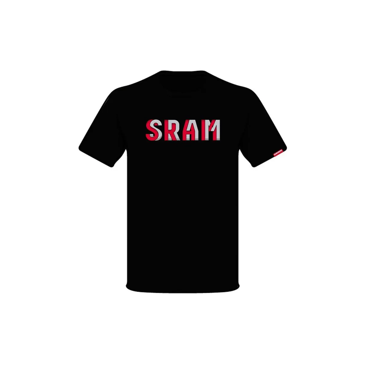 SRAM - Polera SRAM Manga Corta S2203 Negro