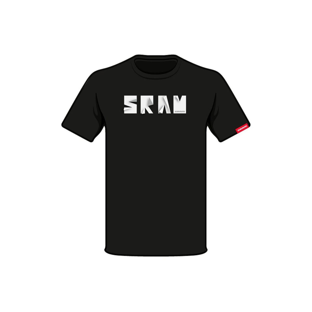 SRAM - Polera SRAM Manga Corta Ori Srami Negro