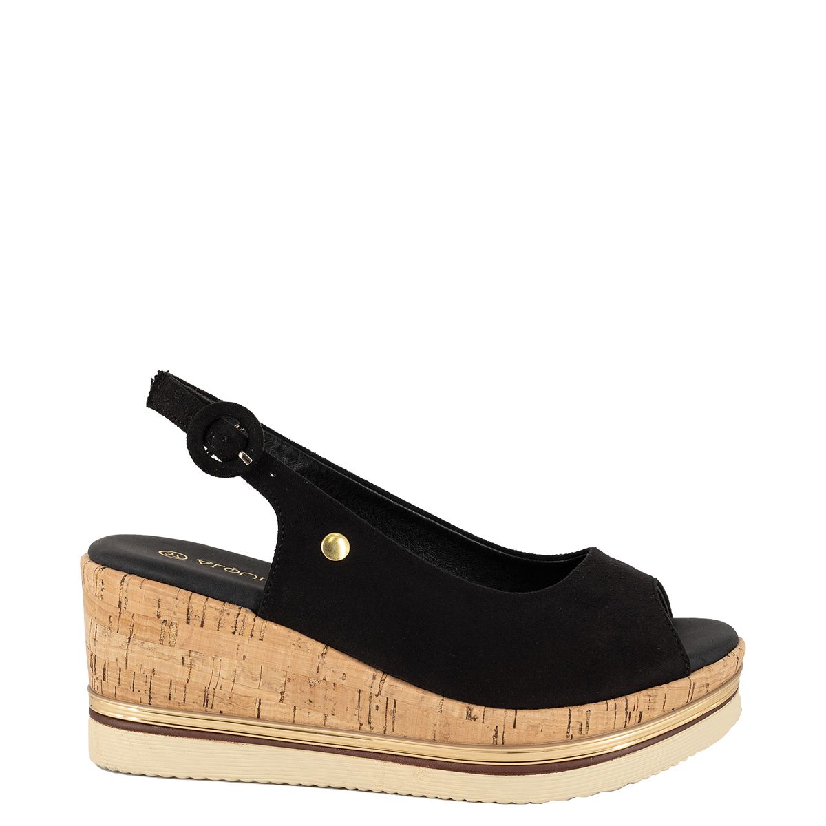 ALQUIMIA - Sandalia Mujer Negro Damia Alquimia