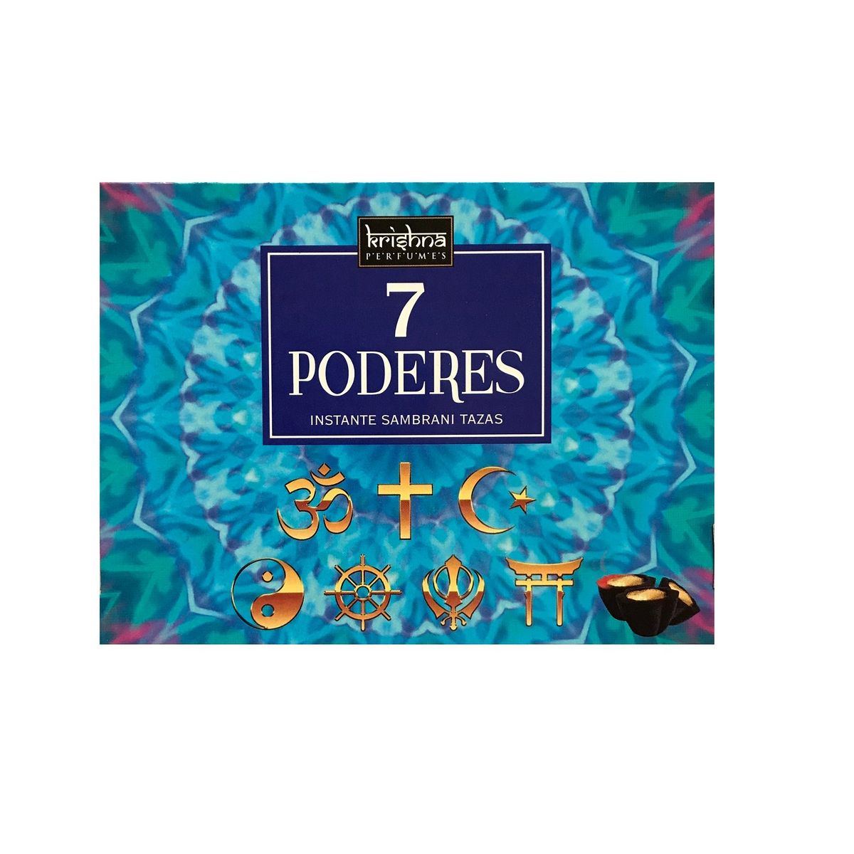 GENERICO - Resina Natural En Copa Proposito 7 Poderes  Caja 12 Unidades