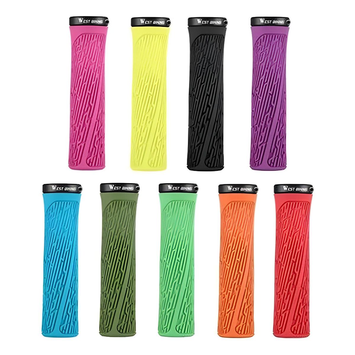 WEST BIKING - Puños West Biking C Lock Mtb Bmx Grips Empuñadura - Azul