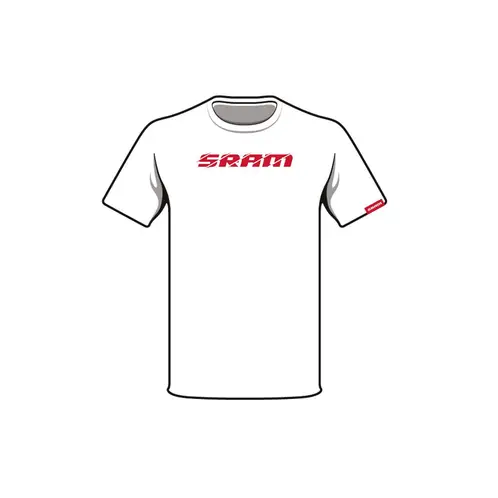 SRAM - Polera Manga Corta Speed Slash Blanco