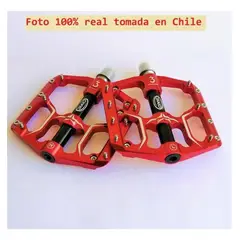 GENERICO - Pedales Plataforma Sellado Alta Calidad Mtb Enduro Downhill - Rojo